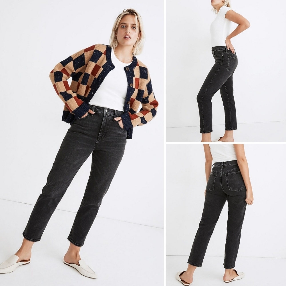 Madewell The Perfect Vintage Jean Size 28 Style MB403 Claybrook wash gray black